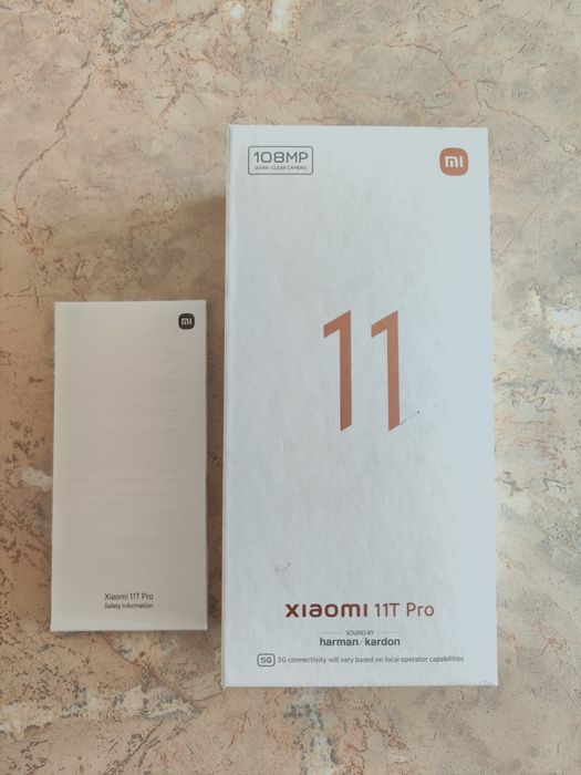Смартфон Xiomi 11T Pro, 128GB RAM, 5G, Moonlight White