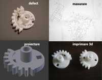 Imprimare/printare 3D, prototipare si proiectare grafica 3D, 2D. DTP.