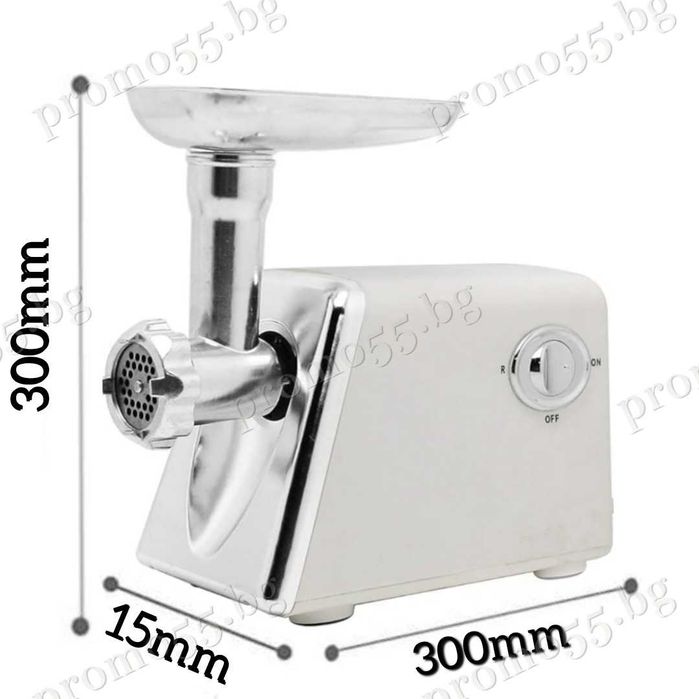 Електрическа Месомелачка 2800W с Остриета от Неръждаема Стомана