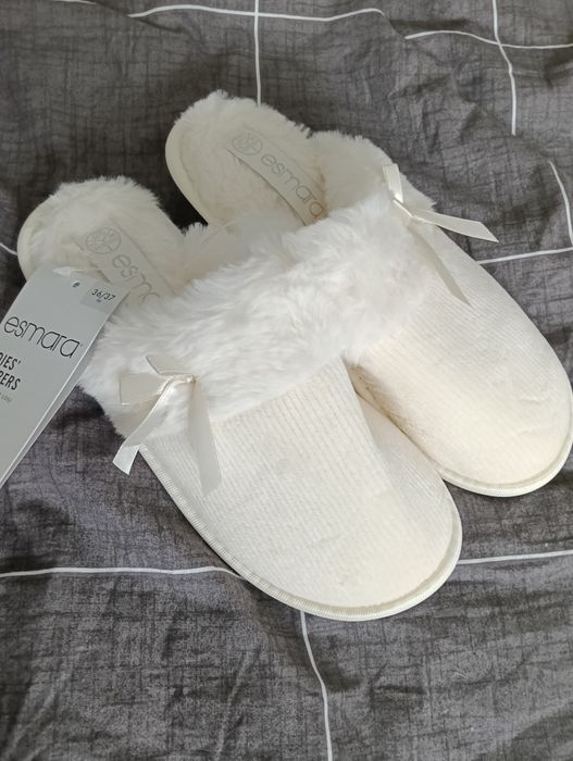Papuci de casă damă cu inel argint