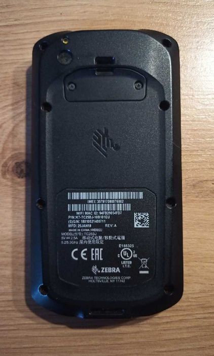 Смартфон и мобилен терминал с баркод скенер ZEBRA MOTOROLA TC25 IP65