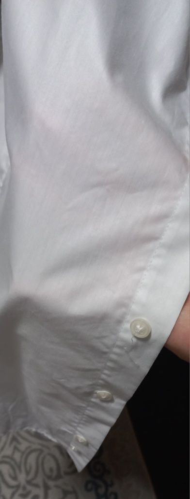 Белый мужской рубашка размер хл