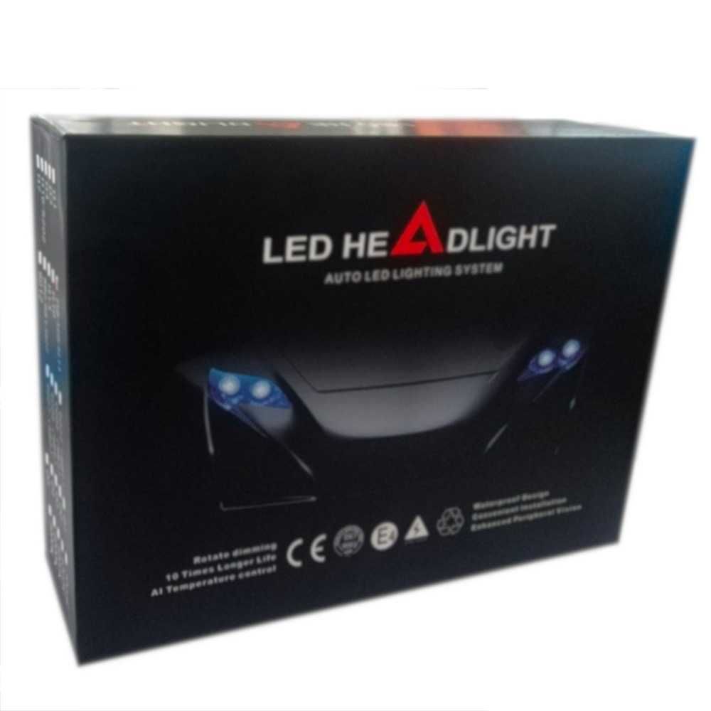 Комплект 3D CSP LED крушки за фарове H8 H9 H11,12V 100W,20000lm,Canbus