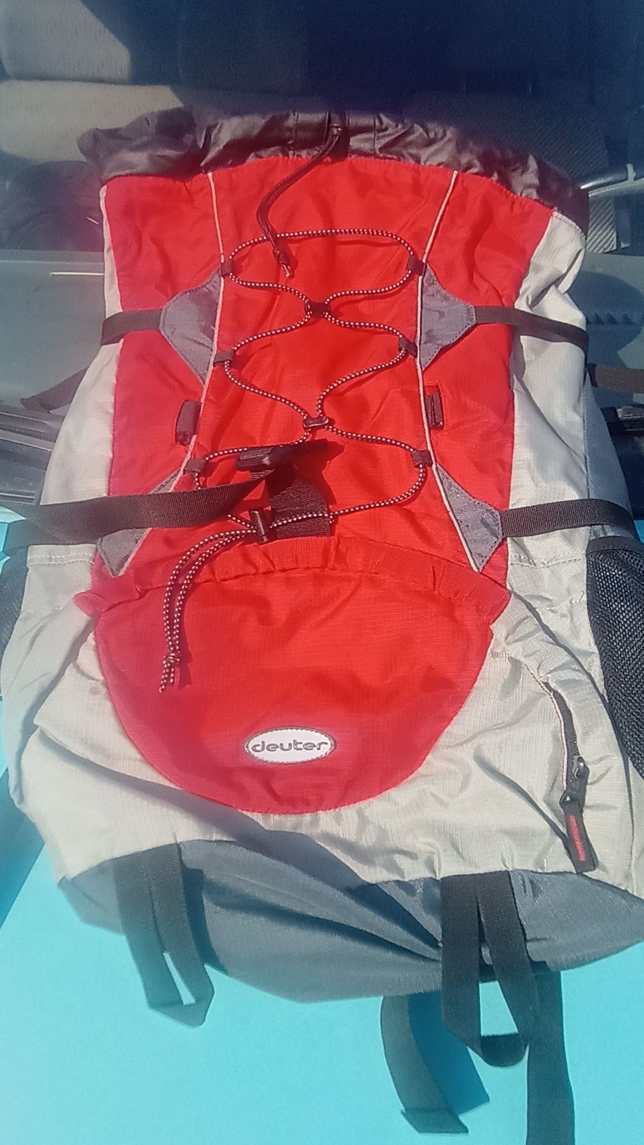 Rucsac de drumeție Deuter Aircontact Lite 40 + 10 Black-Red