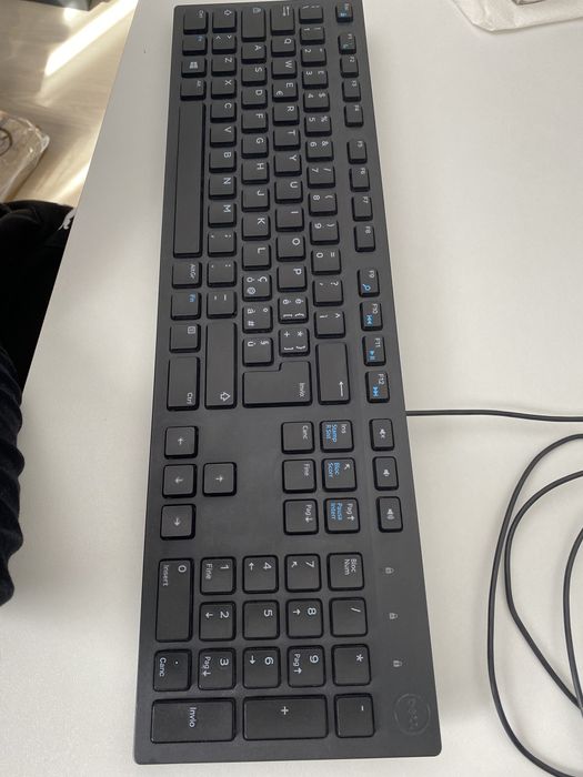 Kit Tastatura DELL KB216t + Mouse DELL K612 cu fir