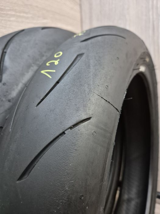 Set anvelope moto 120 70 17 cu 160 60 17 Metzeler Racetec rr dot 3921