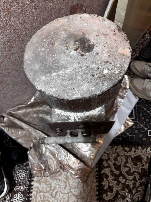 Металлическая печь (самодельная) козел