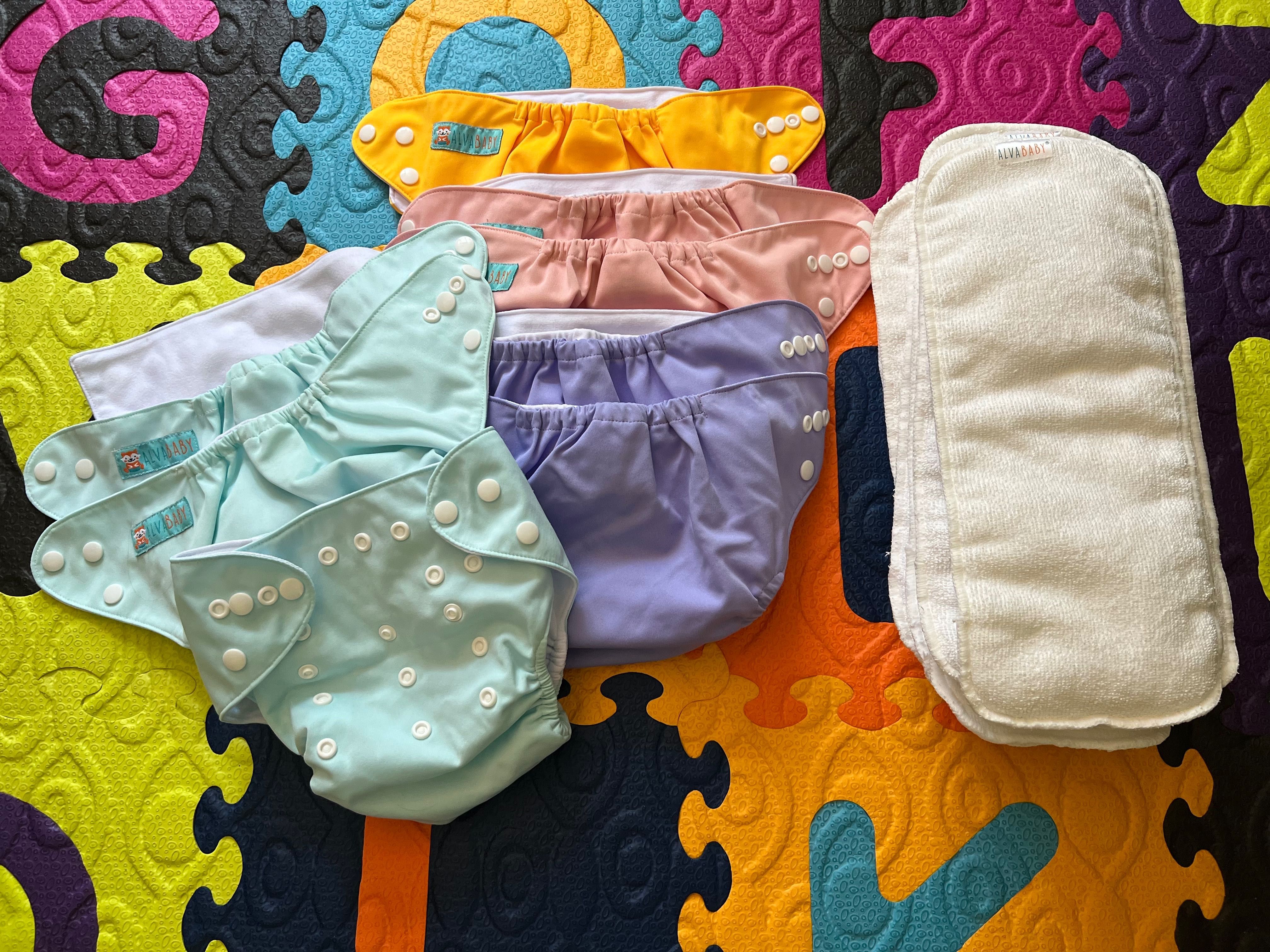 Alvababy платинени пелени сет