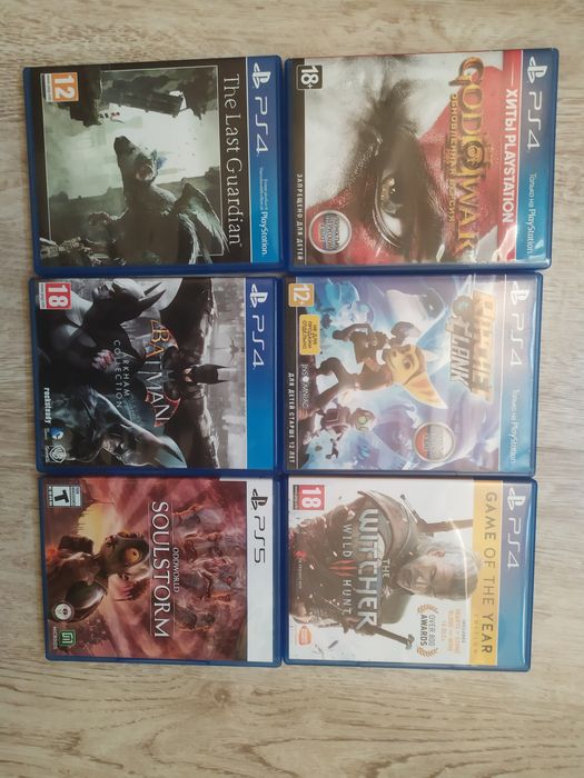 Продаю диски с играми ps4, ps5