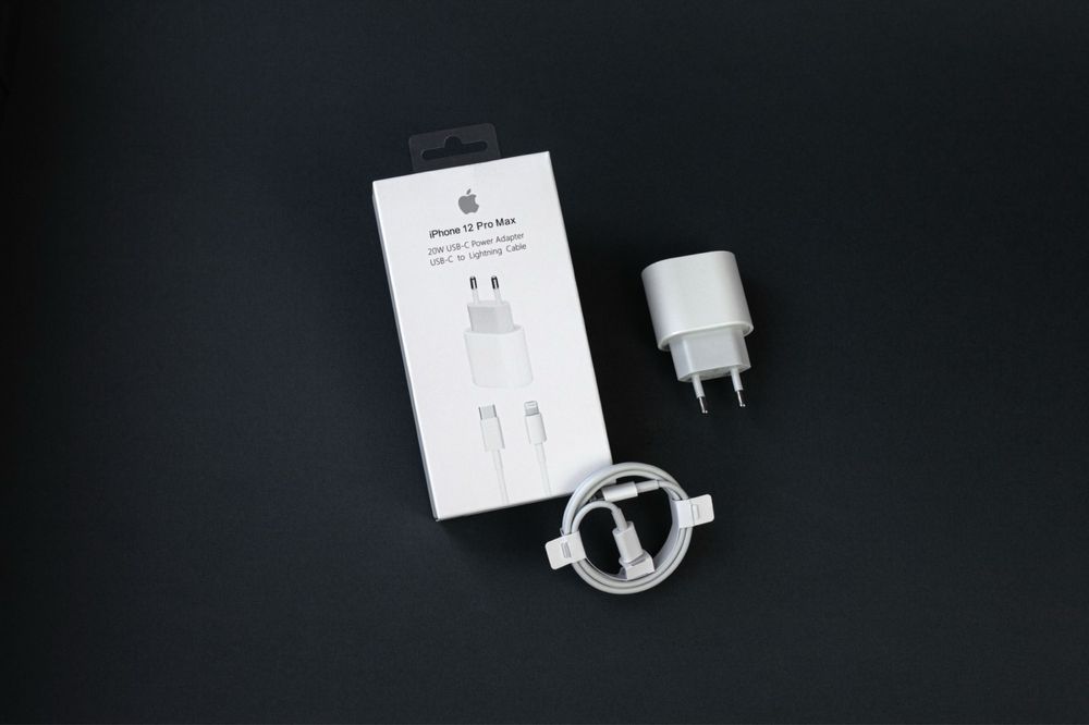Оригинален комплект зарядно Apple Айфон (Iphone) USB-Type-C 20W/Fast