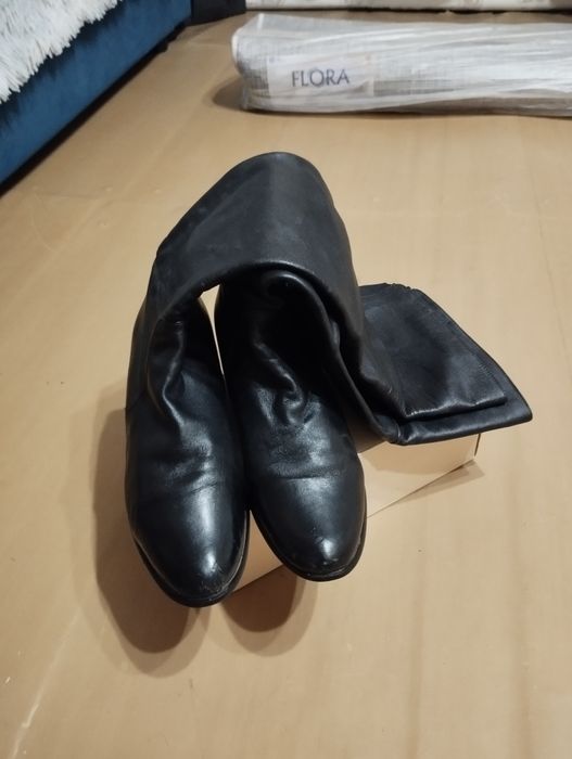 Продам осенние сапоги из натуральной кожи