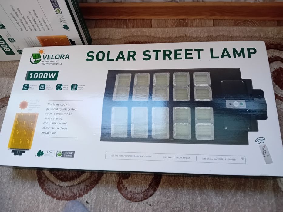 Lămpi solare de 1000 și 800 wați