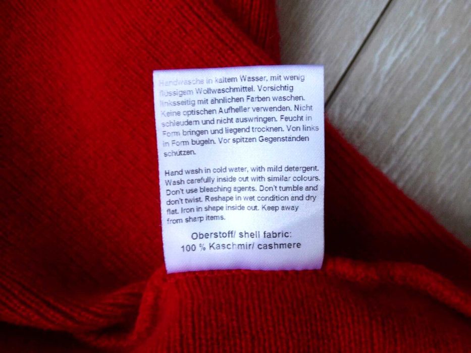 Rene Lezard 100% Cashmere дебела кашмирена жилетка пуловер кашмир XL