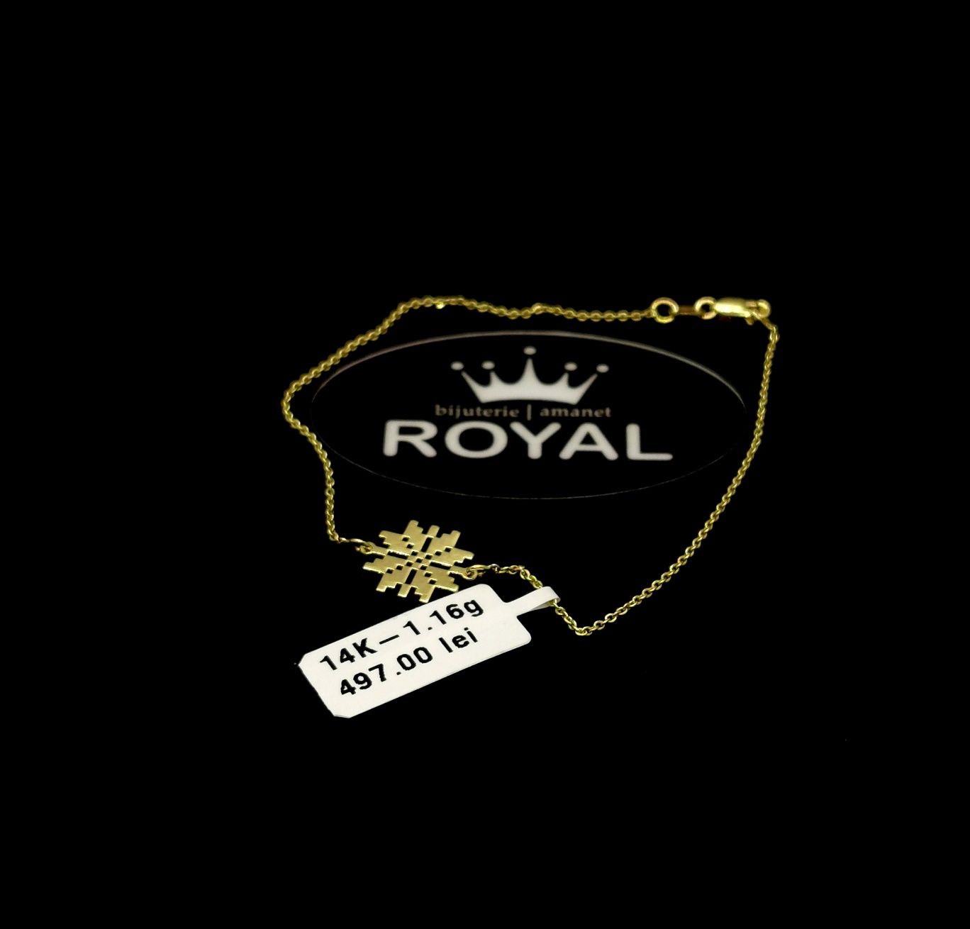 Bijuteria Royal bratara din aur 14k 1.16 gr