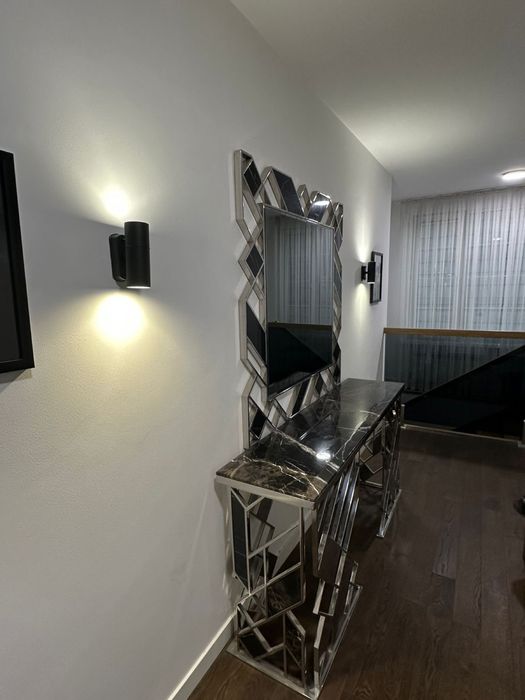 Консоль с зеркалом из мрамора