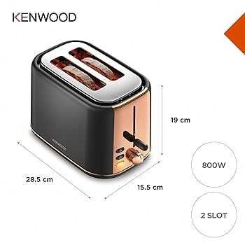 Тостер Kenwood Abbey Lux , 2 слота , 800 W