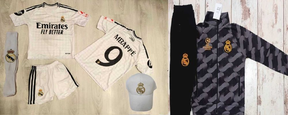 Реал Мадрид Мбапе 9 Ново + Анцуг Реал Мадрид + Чорапи Детско 2025 135