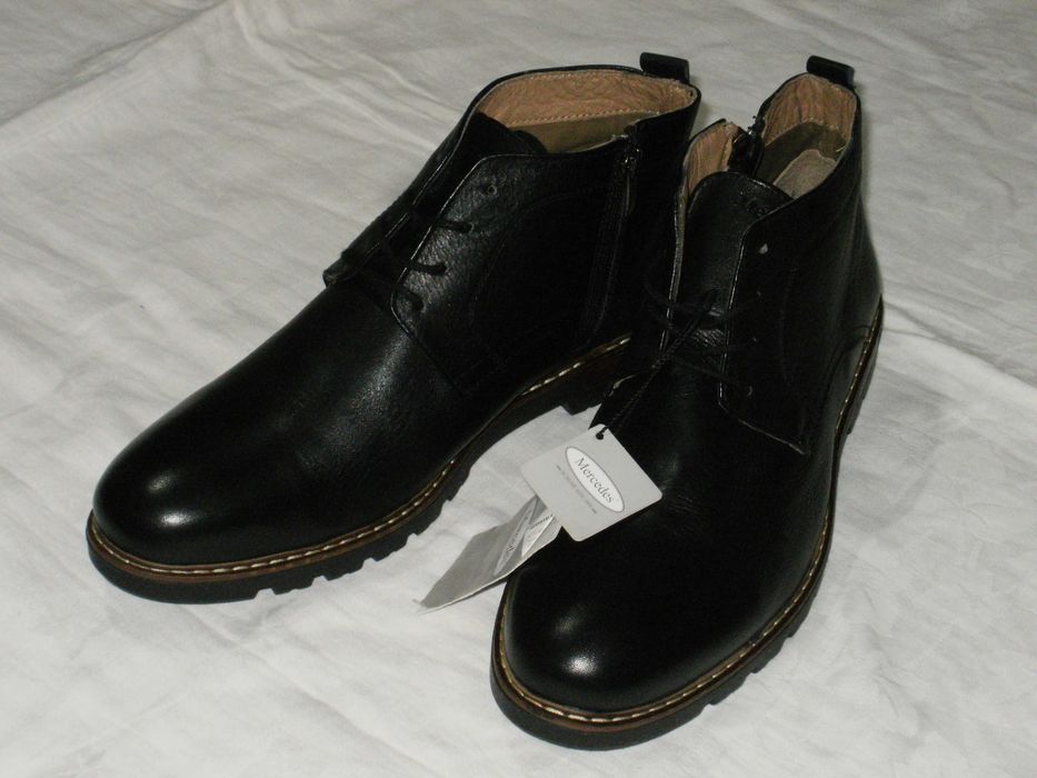 MERCEDES нови мъжки боти естествена кожа 42