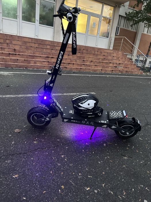 Kukirin G4 modificat se anvelope si discuri schimbate acu 3sapt