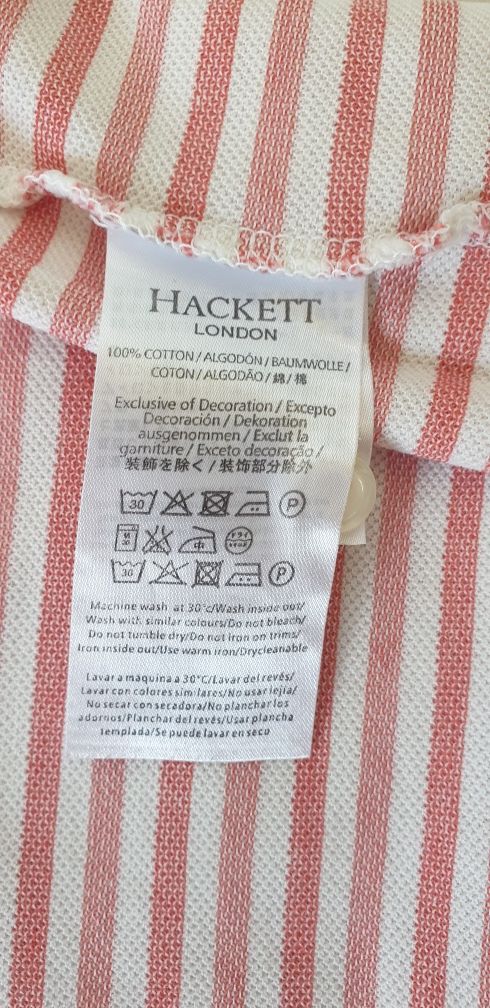 Hackett Mayfair Pique Cotton Mens Size XL НОВО! ОРИГИНАЛНА Тениска!