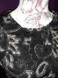 Bluza fara maneci, dama, elegant, ocazie, insertii aurii