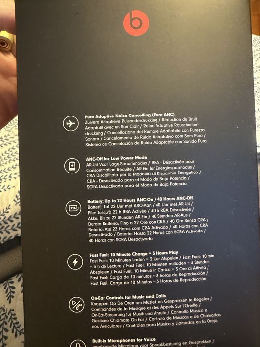 Beats Studio 3, wireless, active noice canceling. 750 lei