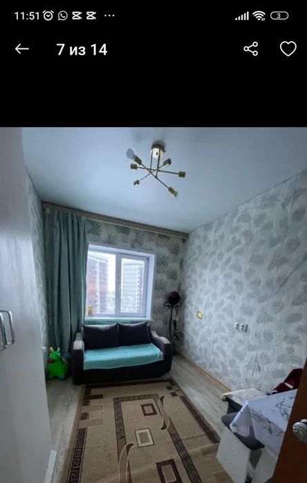 Продам 1 комнатную квартиру,  в ЖСР, Жамбыла Жабаева 38