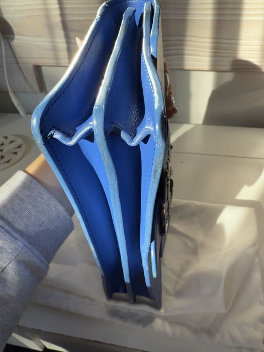 Чанта пинко синя