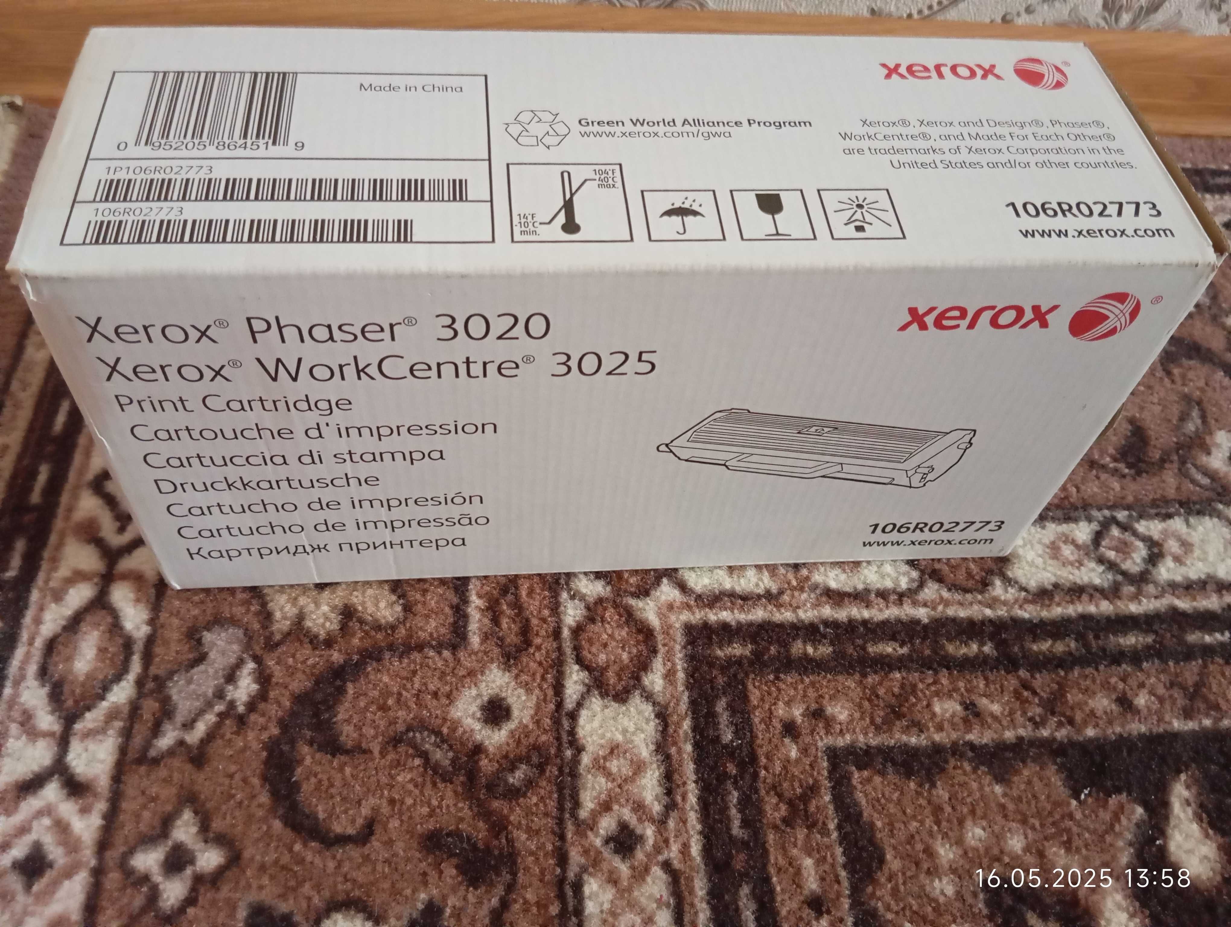 Продам картридж Phaser 3020