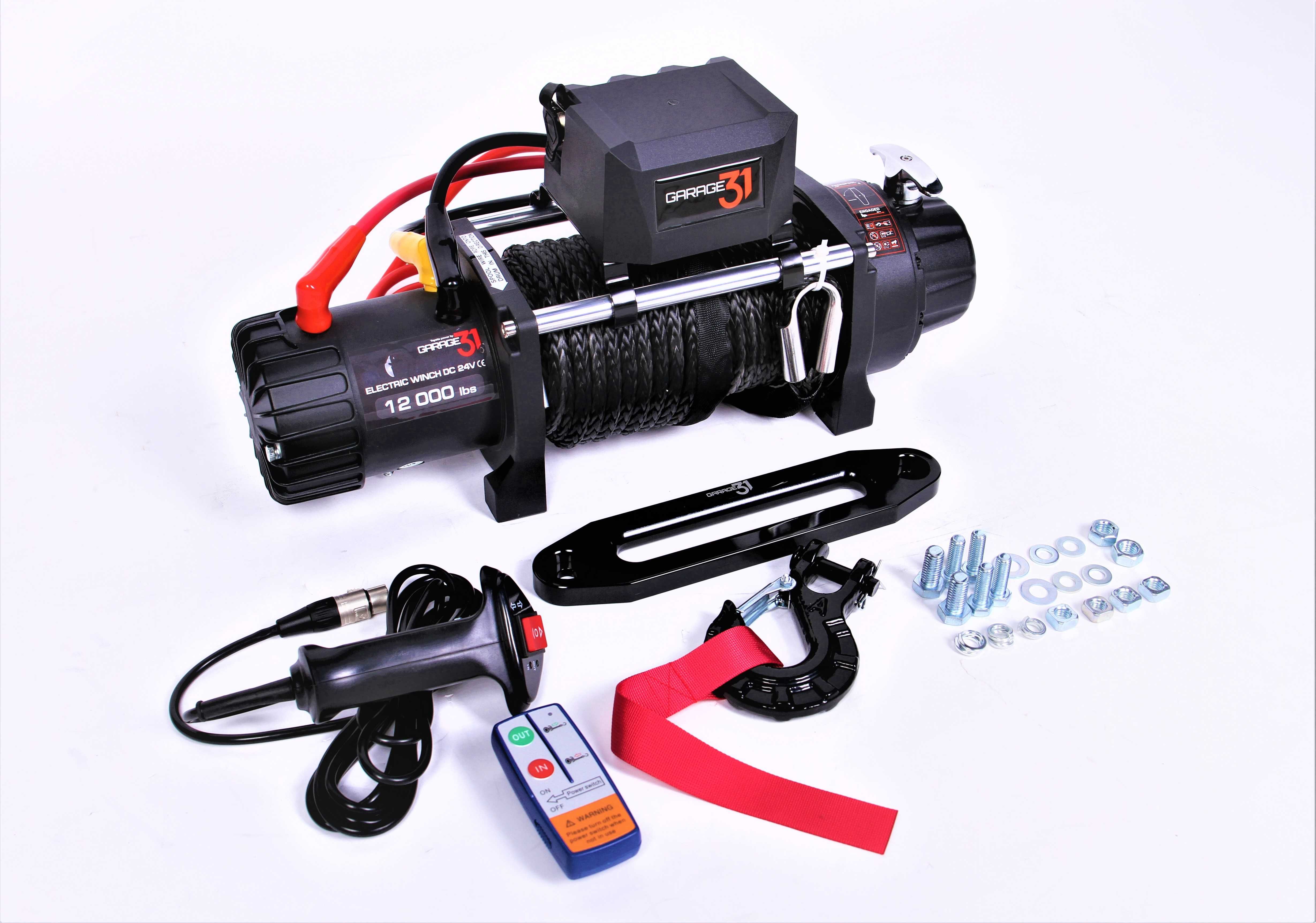 Лебедка 12 000lb 24 v