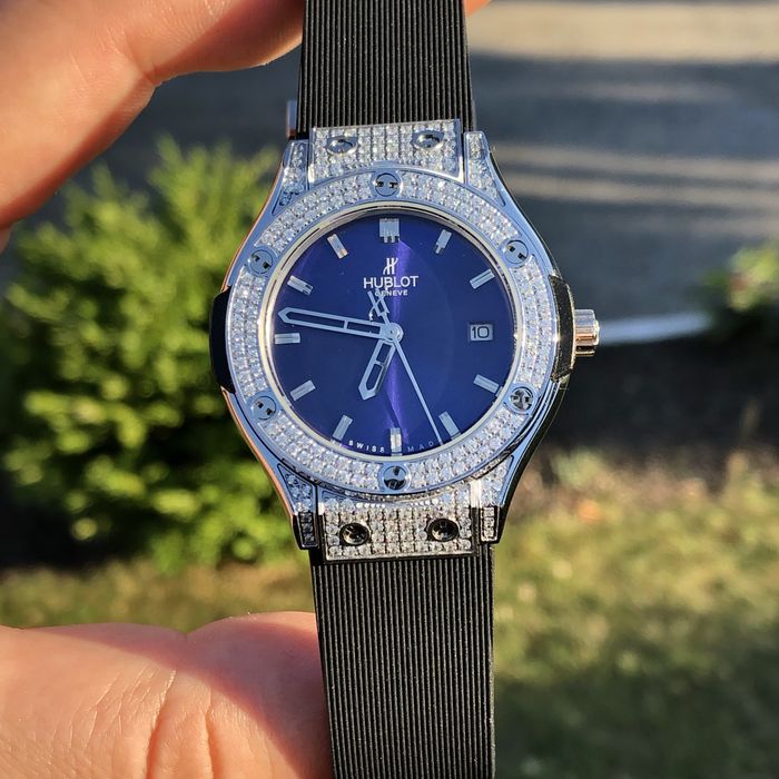 Ceas hb big bang blue dial 33/mm lady