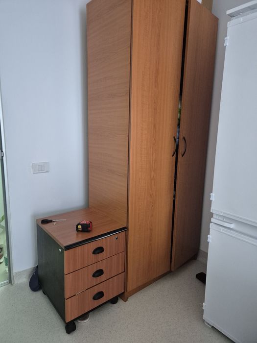 Dulap hol sau dormitor si dulap cu sertare/ noptiera SeparatMasuta de