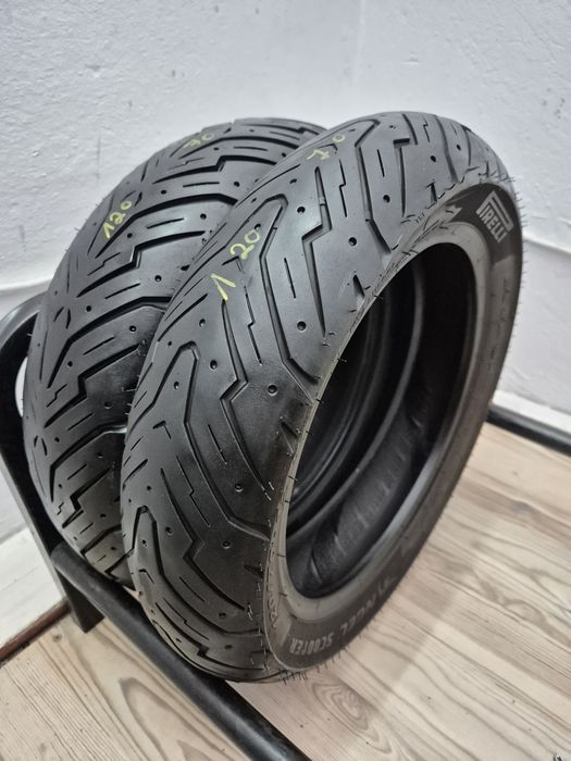 Set anvelope moto 120 70 12 cu 120 70 12 Pirelli angel scooter