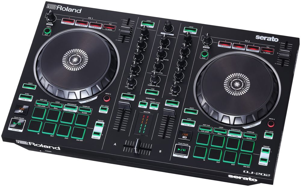 Продам контроллер Roland Dj 202 + наушники pioneer hdj cue1 dj
