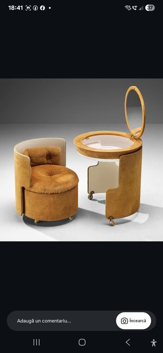 Set masa scaun machiaj toaleta make-up  5in1