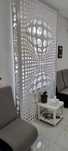 Perete decorativ traforat 3D Buble PE- C45