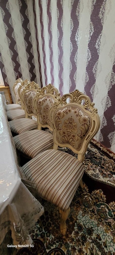12 talik stol stul, kamot va servant kamplekt