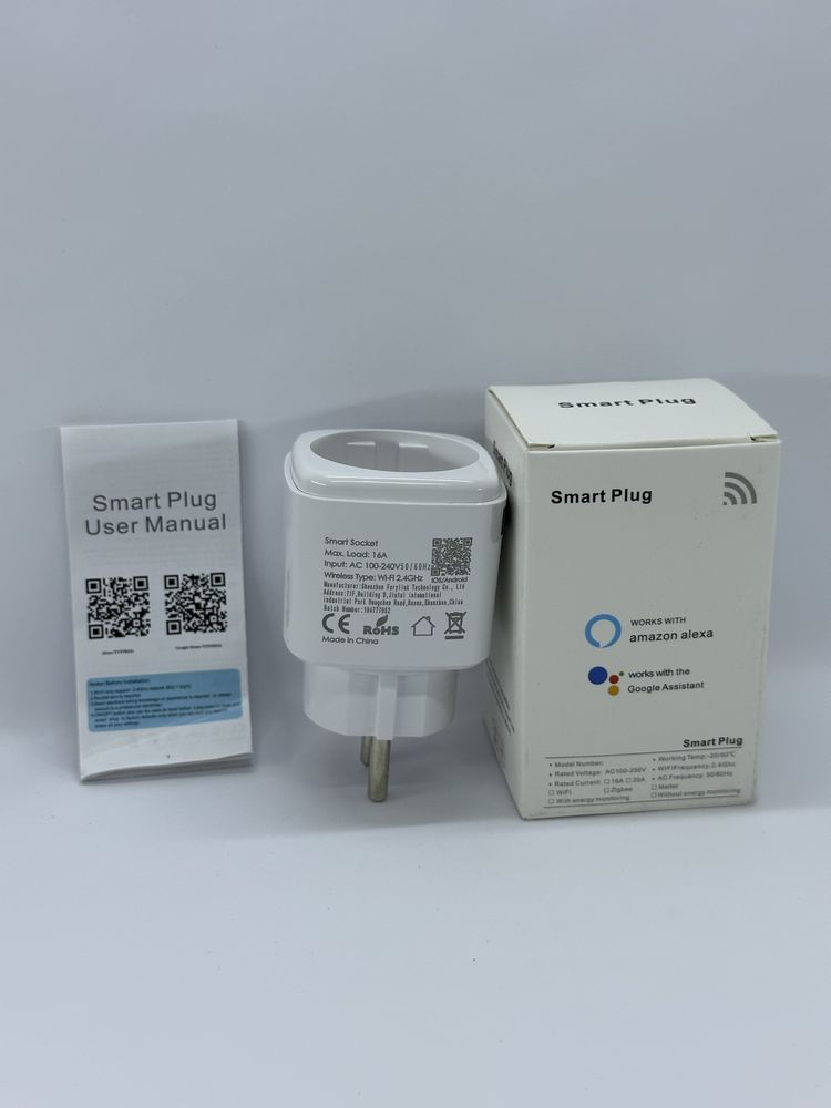 Smart WiFi Контакт 16A