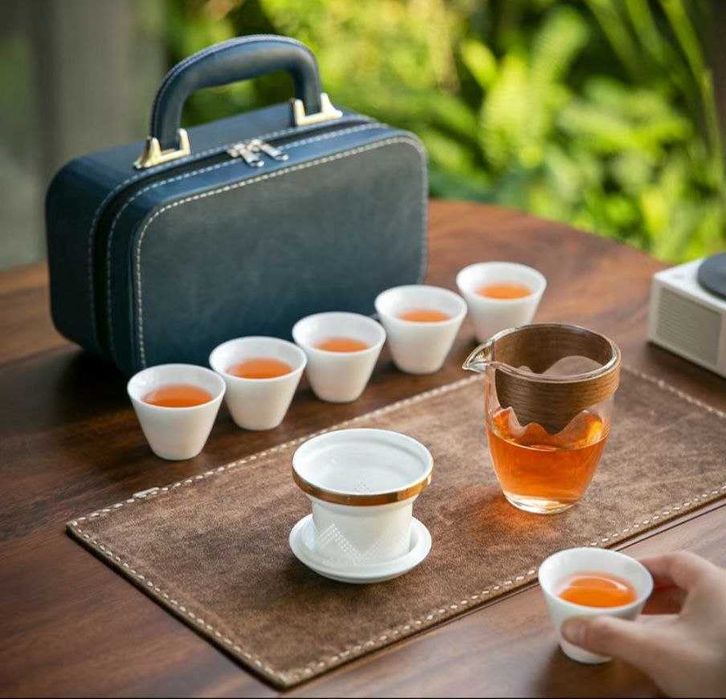 Чайный набор мини сервис на 6 персон для кепминга