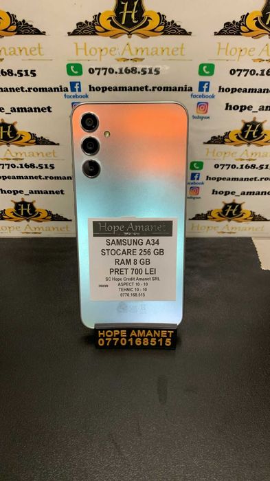 Hope Amanet P3 Samsung A34 256/8GB