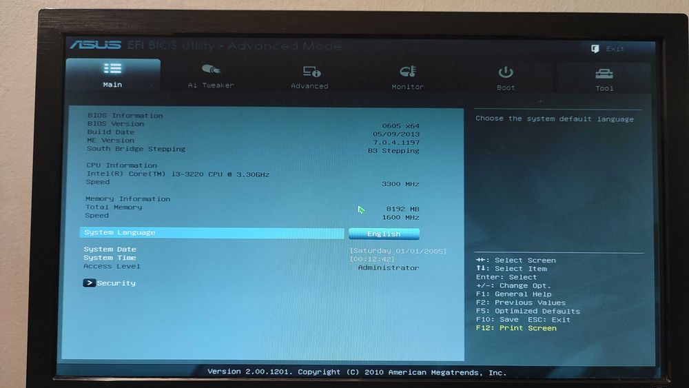 ASUS дънна платка с процесор и RAM
