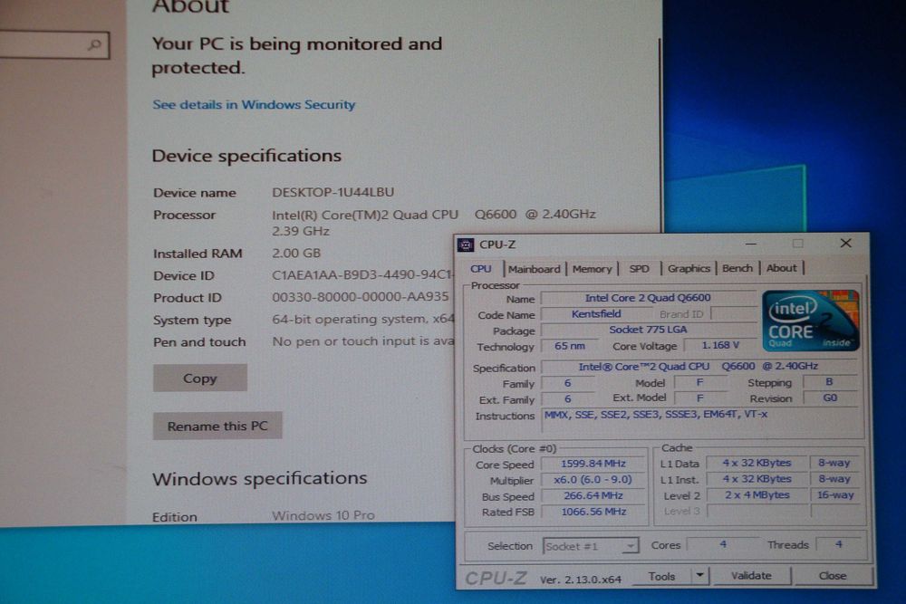 Procesor intel core 2 quad Q6600 2.4 Ghz FSB 1066 8mb LGA 775