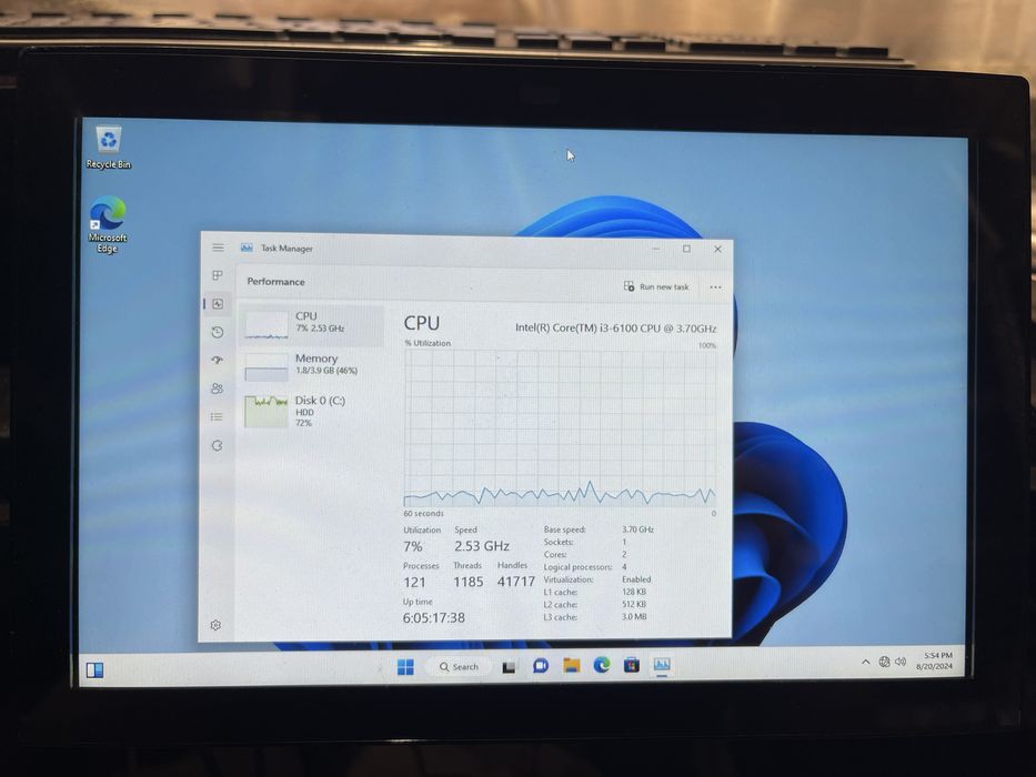 Unitate Office Dell Optiplex 3040 I3-6100 320GB HDD 4GB RAM Intel HD