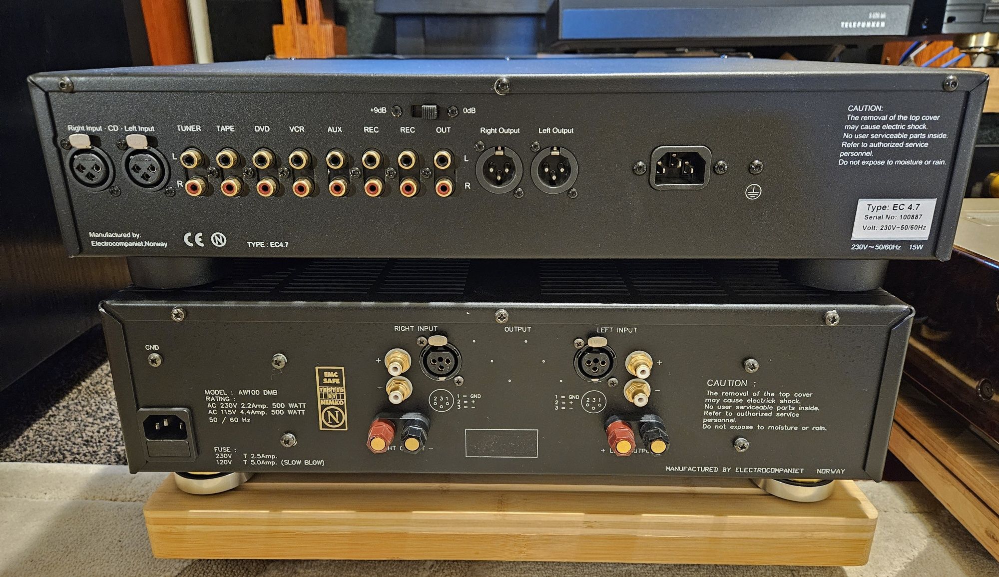 Electrocompaniet AW 100DMB + Electrocompaniet EC 4.7