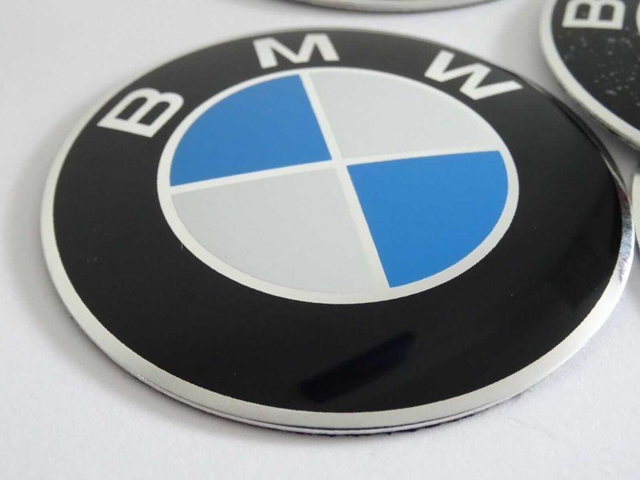 Стикери за БМВ 56мм и 65мм Алуминиеви за джанти и емблеми