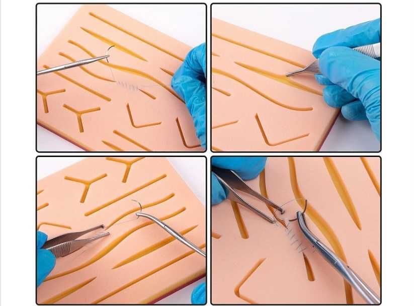 Kit profesional pentru suturi chirurgicale, Suture Expert, Albastru