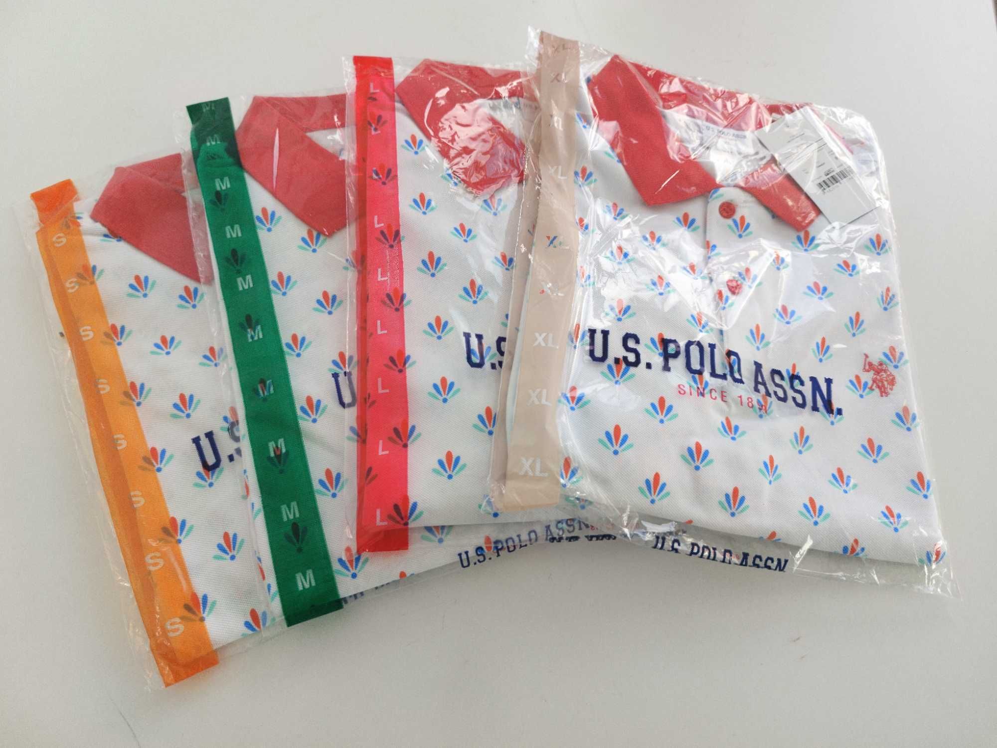 U.S. Polo Assn. S,M,L,XL,Оригинални мъжки тениски с яка