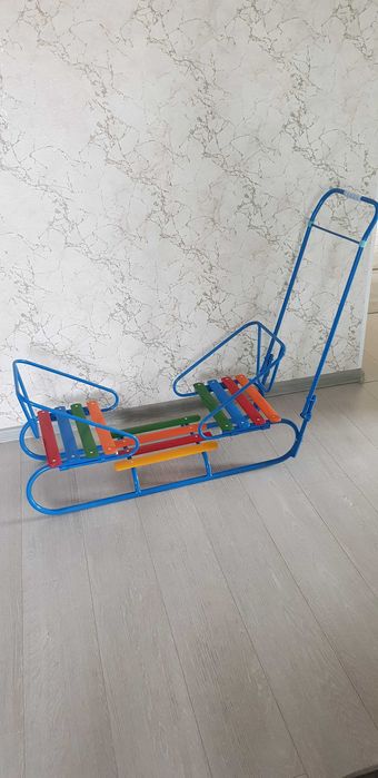 Санки новые двухместный