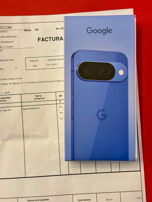 Google Pixel 10 - 128GB sigilat, garanție