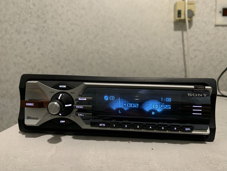 Авто Cd Sony Bluetooth Графики